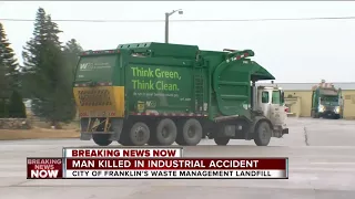 66-year-old man killed in dump truck rollover accident at Waste Management landfill in Franklin