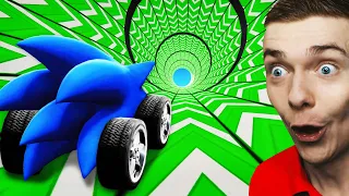 WORLD RECORD SPEED With SONIC CARS In GTA 5 (Fastest)