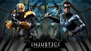 Injustice Gods Among Us  - Deathstroke Vs Nightwing (Very Hard)