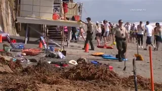 Un mort dans l’effondrement d’une falaise en Californie   images CNN