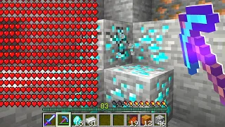 Miner du Diamants Multiplie mes Coeurs sur Minecraft !
