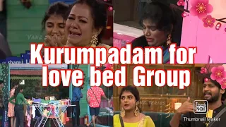 Kurumpadam for love bed Group || BIGGBOSS Season-4 Tamil || Rio vs Anitha Fight || Rio Total Damage