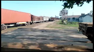 Saliendo de Estación Pasó de Los Libres Corrientes Ferrocarril General Urquiza agosto 2023