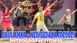 PAUL ANKA / NEIL SEDAKA MEDLEY | RETROGOOVE FITNESS | TOOTS ENSOMO with ZTTB ELITE and Ms. Alicia