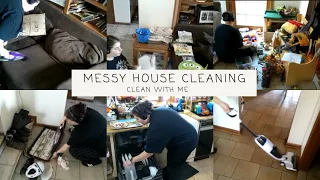 Messy House Clean With Me | Extreme Cleaning Motivation