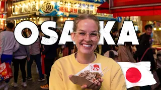 INSANELY Delicious Japanese STREET FOOD in Osaka, Japan!