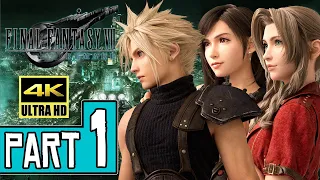 Final Fantasy VII Remake Walkthrough Part 1 (PS4 Pro) FULL GAME No Commentary @ ᵁᴴᴰ ✔