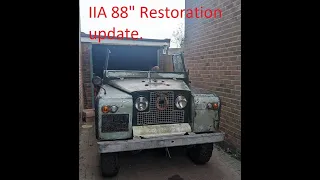 1966 Land Rover series IIA 88" restoration update.
