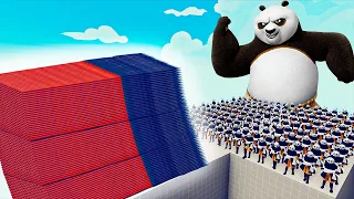 100x KUNG FU PANDA + 1x GIANT vs EVERY GOD - Totally Accurate Battle Simulator TABS