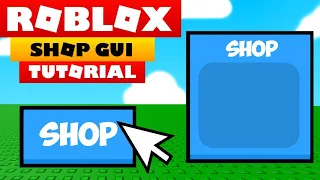 урок как сделать SHOP GUI и Товары roblox studio