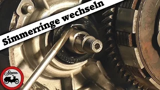 Simson Grundlagen #8: Simmerringe an der Kurbelwelle wechseln