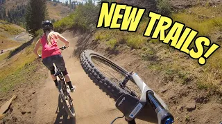 Exploring $300k Of New Trails At Bogus Basin Resort! Fast, Flowy, & Some Big Jumps!