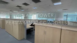 KL CITY FULLY FURNISHED OFFICE I For Rent I Naza Tower I @ 13,596 SQFT, MSC, LRT,KLCC,KL Malaysia