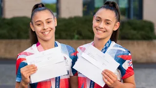 Olympic gymnastics twins celebrate GCSE results