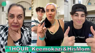 *1 HOUR* Keemokazi & His Mom TikTok Compilation 2024 | New Kareem Hesri and His Mom TikTok Videos