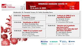 Webinar SOMANE-Covid-19 | 18 de junio 2020