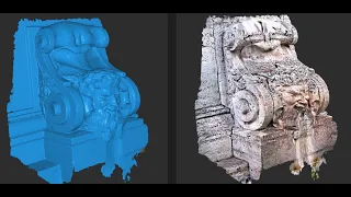 REVOPOINT MIRACO 3D SCANNER - OUTDOOR scan a stone fountain in ten minutes!