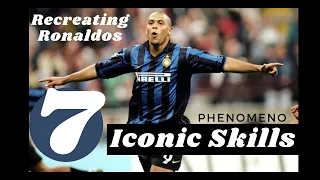 Learn 7 ICONIC SKILLS of brazil Ronaldo Nazario !