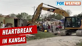 'Everything Was Just Gone': Woman Barely Makes It To Basement Before Tornado Hits Westmoreland, KS