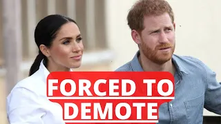 MEGHAN IS SHOCKED! PRINCE HARRY ‘FORCED’ TO DEMOTE