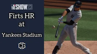 Jasson Dominguez's FIRST HR at Yankees Stadium 60FPS