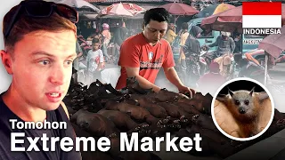 Inside Indonesia's EXTREME Meat Market!!  Tomohon, North Sulawesi