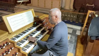 Wayne Marshall rehearses Bach’s Prelude and Fugue in A minor, BWV 543. Part 2