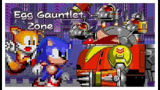 Sonic The Hedgehog 2 (Decomplemented port of the 2013 remake) Egg Gauntlet Zone
