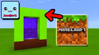 KawaiiWorld: How To Make A PORTAL To Minecraft PE Dimension