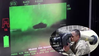 Soldiers Train On TOW Missile Trainer & Javelin Missile Trainer (Anti Tank)