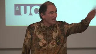2012: Justice Albie Sachs of South Africa, helped by Cara twice, talks about his experiences