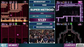 Guy tells audience to kill themselves live at AGDQ 2017, Super Metroid