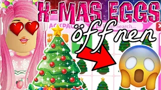 Ich ÖFFNE nur CHRISTMAS EGGS🎄✅ in Adopt Me! OMG das PET 😱 Roblox [DEUTSCH]