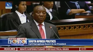 Cyril Ramaphosa Sworn In As South Africa's President Pt 1 | News@10 |