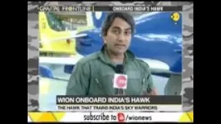 WION Editor-in-Chief Sudhir Chaudhary flies the 'Hawk' which trains India's sky warriors