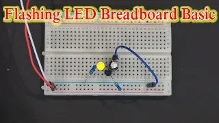 Flashing LED With 2n2222 Transistor