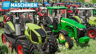 LS22: Alle TRAKTOREN, MASCHINEN und GERÄTE im FARMING SIMULATOR 22! | Spotlight