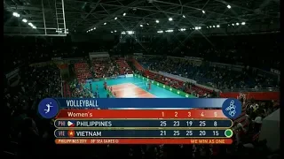 'Philippines vs Vietnam' Women's Volleyball at SEA Games 2019