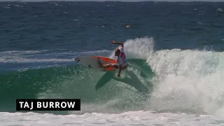 pro surfers taj burrow and mick fanning surfing contests in oz,  2009-2010.  4K.