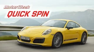 2019 Porsche 911 Carrera T at the Track | MotorWeek Quick Spin