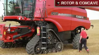 Case-IH 9230 Axial-Flow Mähdrescher mit Raupenlaufwerk | LandtechnikTV