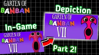 Making a Depiction Version of Garten of Banban Game Headers! (Part 2!)