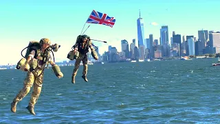 QE Aircraft Carrier Jet Suit Flights in NYC!