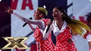 Acacia & Aaliyah sing Survivor | Live Shows Week 4 | The X Factor UK 2018