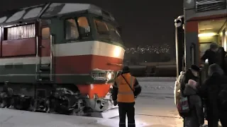 Перецепка вагонов к поезду №84 Гомель – Санкт-Петербург на станции Могилев I