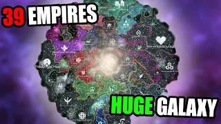 I Simulated 39 Empires On a HUGE Stellaris Galaxy