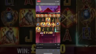 Dawn of Egypt slot BIG WIN 20p stake