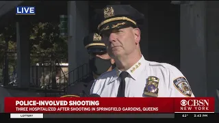 NYPD Briefing On Fatal Police-Involved Shooting In Queens