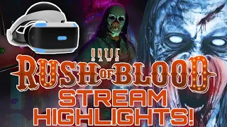 Until Dawn: Rush of Blood Stream Highlights!! (SCARY - FULL GAME) PSVR, PS5, Playstation