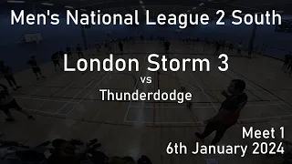 London Storm 3 v Thunderdodge | Men's National League 2 South | Meet 1 (2023-2024)